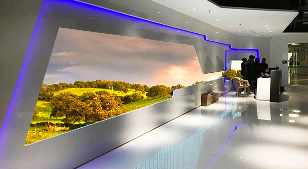 悟空體育LED異形屏走進OPPO印度總部