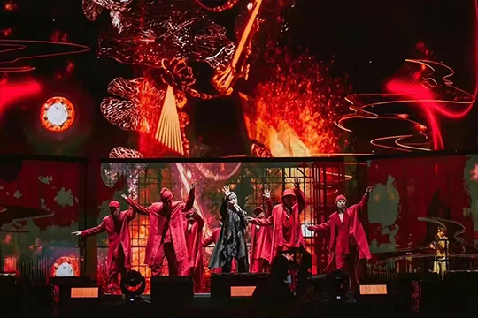 周杰倫新加坡演唱會(huì)，悟空體育大屏閃耀全場！