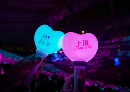 悟空體育LED屏和熒光棒閃耀周杰倫上海演唱會（第三場）