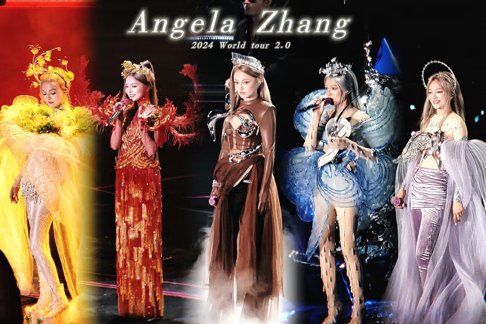 璀璨奪目！悟空體育LED巨幕打造光影魔法，張韶涵湖州演唱會(huì)變身高定秀場